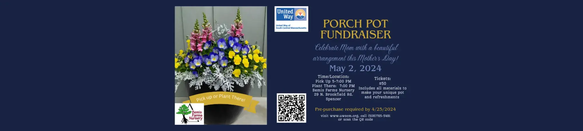 Mother's Day Porch Pot Fundraiser